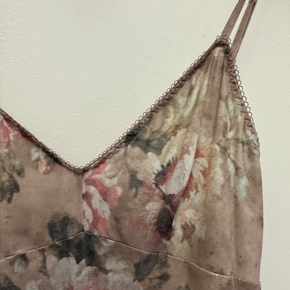 Floral Zimmermann silk short-sleeved, frilly, dress, with slip. Size 0. - Picture 3 of 6